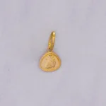 DIJE MEDALLA ANGEL ORO 18K