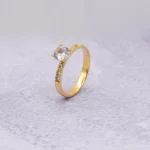 ANILLO SOLITARIO ORO 18K