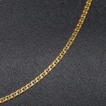 CADENA TEJIDO ESCALERA ORO 18K - Image 2