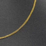 CADENA TEJIDO SEDUZA CORTA ORO 18K - Image 2