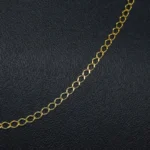 CADENA TEJIDO BANANA ROMBO ORO 18K - Image 2