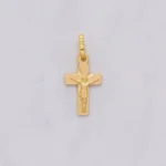 DIJE CRUZ CRISTO ORO 18K