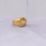 ANILLO PARA HOMBRE HERRADURA CABALLO ORO 18K
