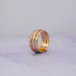 ANILLO PARA DAMA TRES OROS 18K