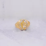 ANILLO PARA HOMBRE HERRADURA CABALLO ORO 18K