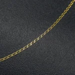 CADENA TEJIDO BANANA FINA CORTA ORO 18K - Image 2