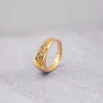 ANILLO PARA DAMA DEGRADE ORO 18K