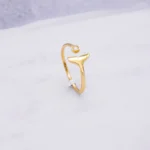 ANILLO COLA CON ZIRCON 18K