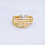 ANILLO CORAZONES 18K