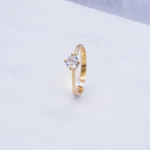 ANILLO COMPROMISO 18K