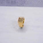 ANILLO PLACA CON ZIRCON 18K