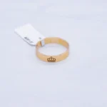 ANILLO MATRIMONIO CORONA 18K