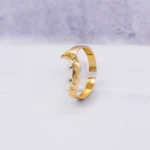 ANILLO CON ZIRCONES 18K