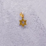 DIJE ESTRELLA DE DAVID 18K