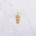 DIJE 3 CORAZONES 18K