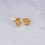 ARETES TOPOS LEO 18K