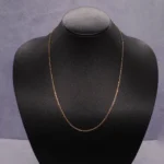 CADENA TEJIDO ROLON 18K