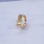 ANILLO DE HOMBRE MESA LISO 18K
