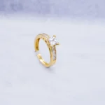 ANILLO PARA DAMA SOLITARIO PIEDRAS ORO 18K
