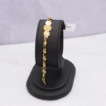 PULSO PLACA TEJIDO GUCCI PEQUEÑO ORO AMARILLO 18K