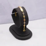 PULSO PLACA TEJIDO GUCCI PEQUEÑO TRES OROS 18K