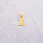 DIJE LETRA L ORO 18K