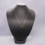 CADENA VAN CLEEF PIEDRAS NEGRAS ORO 18K