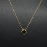 CADENA VAN CLEEF PIEDRAS NEGRAS ORO 18K - Image 2