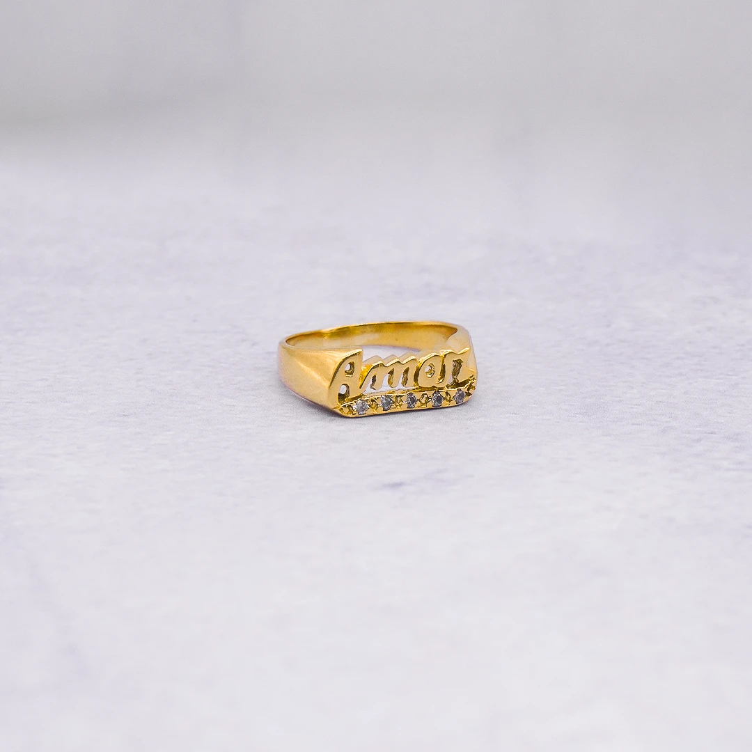 1872225.webp ANILLO PARA DAMA CALADO AMOR ORO 18K - Image 1