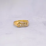 ANILLO PARA DAMA CALADO AMOR ORO 18K