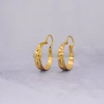 ARETES CANDONGAS DIMANTAS ORO 18K