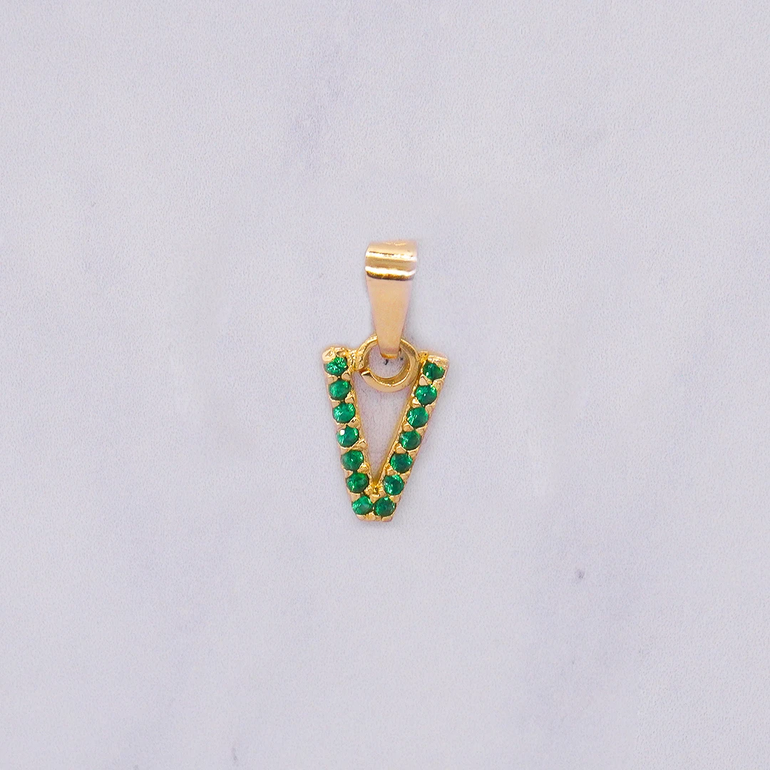 1951264.webp DIJE LETRA V PIEDRAS ORO 18K - Image 1