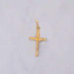 DIJE CRUZ CRISTO ORO 18K