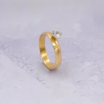 ANILLO SOLITARIO ORO 18K