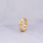 ANILLO MATRIMONIO PIEDRA ORO 18K