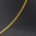 CADENA TEJIDO CUBANA ORO 18K - Image 2