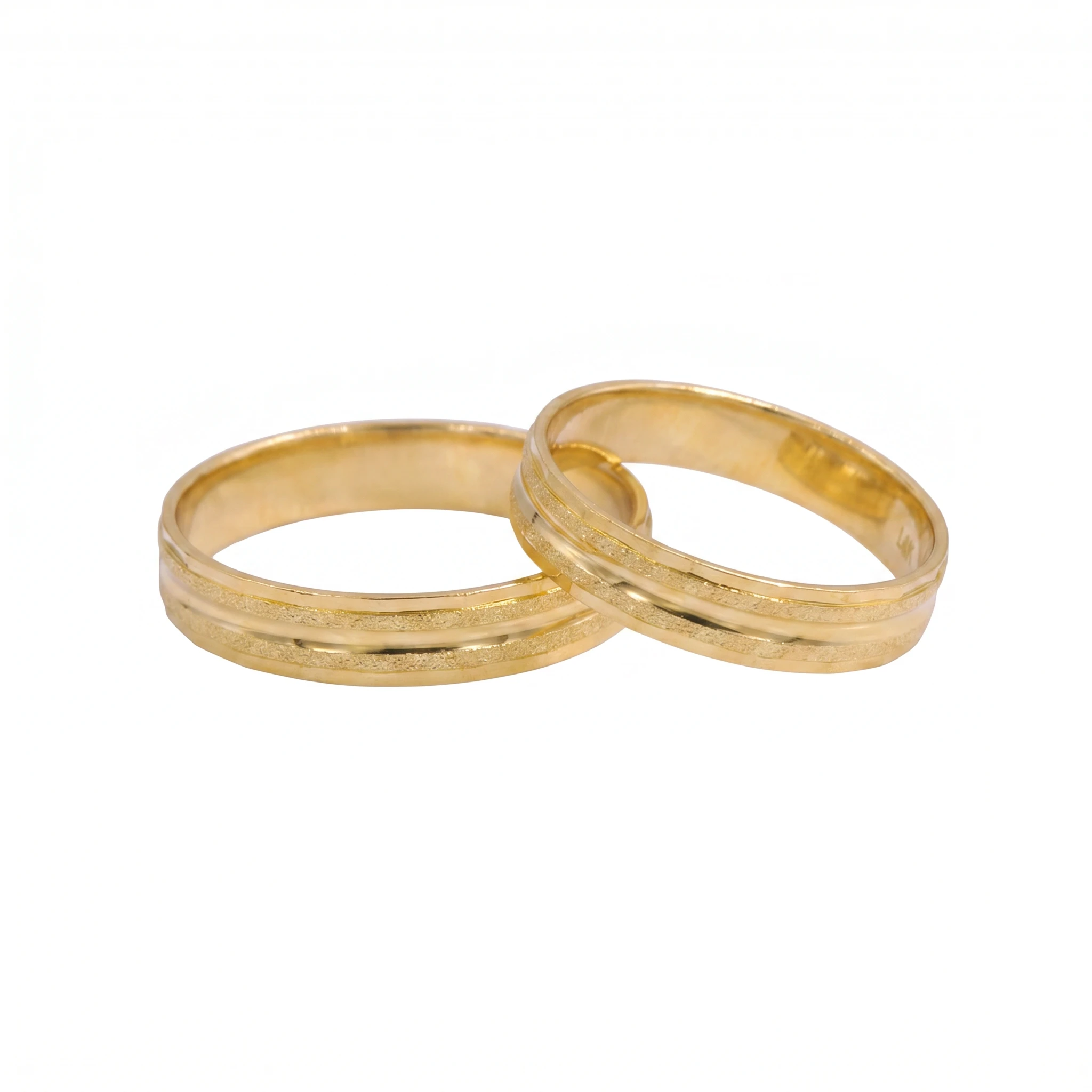 1522336-1522337.webp ANILLO MATRIMONIO DIAMANTADO ORO 18K - Image 1