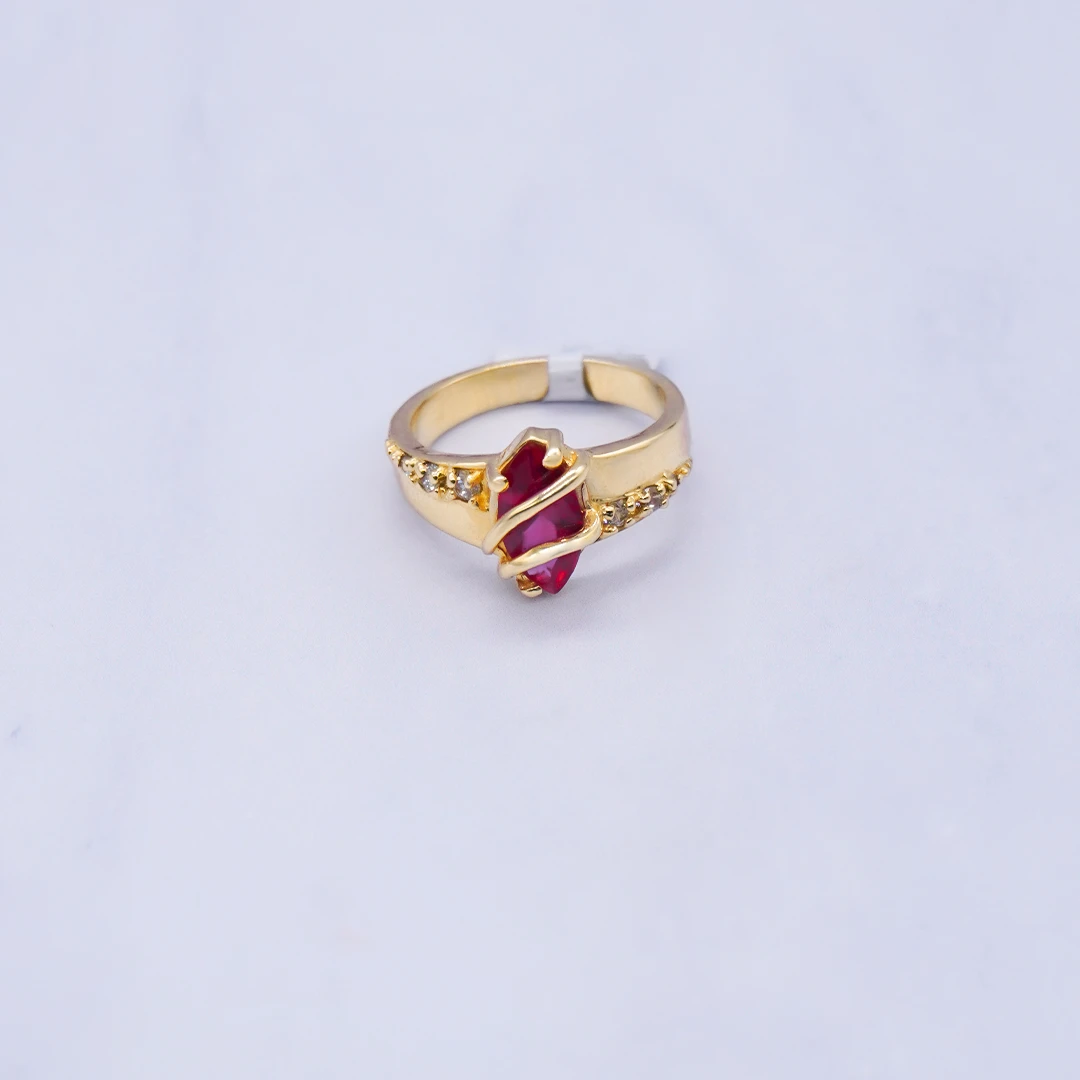 1541024.webp ANILLO DE GRADO CON ZIRCONES 18K - Image 1