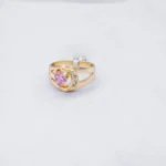 ANILLO DE GRADO CON ZIRCONES 18K