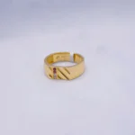 ANILLO PARA HOMBRE LISO REGLETA