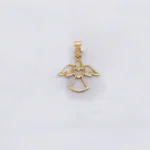 DIJE ANGEL CON CORAZON 18K