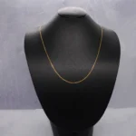 CADENA TEJIDO COLA DE RATON 18K