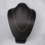 CADENA TEJIDO COLA DE RATON 18K