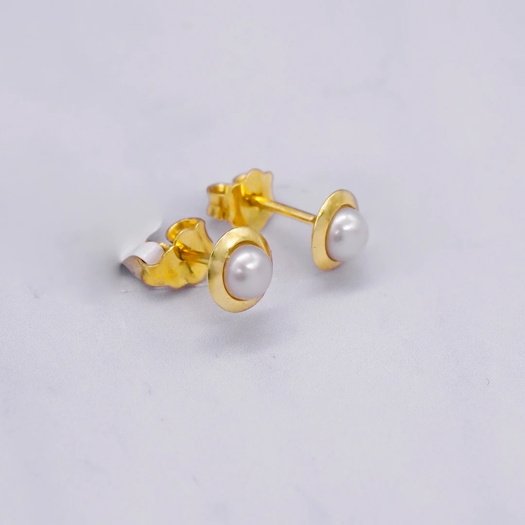 1541247.webp ARETES TOPOS PERLA ORO 18K - Image 1