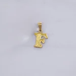 DIJE LETRA F ORO 18K