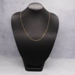 CADENA TEJIDO ESLABON 18K