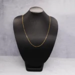 CADENA TEJIDO COLA DE RATON 18K