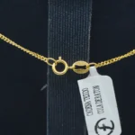 CADENA TEJIDO COLA DE RATON 18K - Image 3