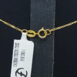 CADENA TEJIDO TRES POR UNO 18K - Image 3