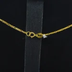 CADENA TEJIDO TRES POR UNO 18K - Image 3
